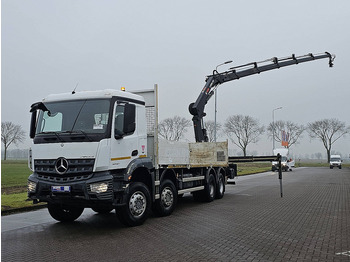 Sal/ Açık kasa kamyon, Vinçli kamyon Mercedes-Benz AROCS 3240 HIAB 232ES5: fotoğraf 3