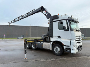 Vinçli kamyon, Çekici Mercedes-Benz Arocs 2648 LS 6X4 Kran Hiab X-HiPro 302: fotoğraf 2