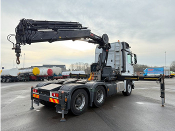 Vinçli kamyon, Çekici Mercedes-Benz Arocs 2648 LS 6X4 Kran Hiab X-HiPro 302: fotoğraf 3