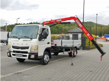 Sal/ Açık kasa kamyon, Vinçli kamyon Mitsubishi Canter Fuso 7C15 3.0/150KM HDS FASSI F40 UNIKAT Super Stan !!!: fotoğraf 4