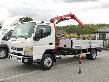 Sal/ Açık kasa kamyon, Vinçli kamyon Mitsubishi Canter Fuso 7C15 3.0/150KM HDS FASSI F40 UNIKAT Super Stan !!!: fotoğraf 2