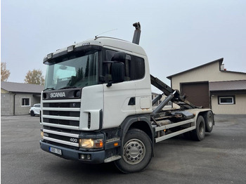 Kancalı yükleyici kamyon SCANIA 124