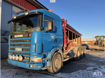 Kancalı yükleyici kamyon SCANIA R164