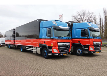 Kapalı kasa kamyon DAF CF 410 Bakwagen+Trailer met klep 2.000 kg. 6 Stuks in voorraad. Price 49.500,-- euro netto.: fotoğraf 2