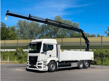 Yeni Sal/ Açık kasa kamyon, Vinçli kamyon MAN TGS 26.480 6X2 Euro6 Retarder HIAB 228 - 4: fotoğraf 3