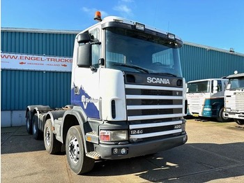 Şasi kamyon Scania R124-420 C 8x4 FULL STEEL CHASSIS (EURO 3 / FULL STEEL SUSPENSION / REDUCTION AXLES / GRS900 GEARBOX): fotoğraf 4