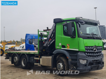 Sal/ Açık kasa kamyon, Vinçli kamyon Mercedes-Benz Arocs 2540 6X4 HAD Hydrodrive Hiab X-HIPRO 192 ES-4Lift-Steering: fotoğraf 4