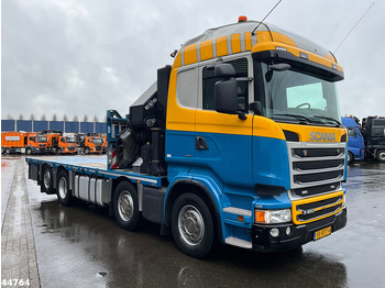 Vinçli kamyon Scania R 490 Euro 6 HMF 85 Tonmeter laadkraan: fotoğraf 3