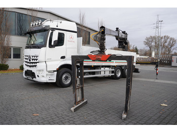 Vinçli kamyon MERCEDES-BENZ Arocs 6×2 2545 Crane HIAB 177 K PRO/HIPRO / steering and lifting axle: fotoğraf 5