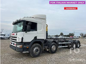 Kancalı yükleyici kamyon SCANIA 124