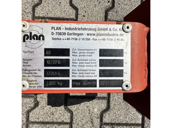 Platform/ Açık kasa römork Plan Type 60-3.000: fotoğraf 2