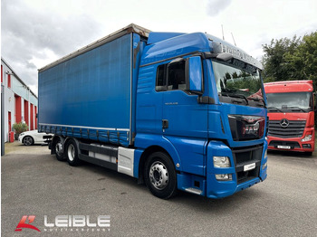 Tenteli kamyon MAN TGX 26.440 6x2-2LL Festaufbau / Motor überholt!: fotoğraf 3