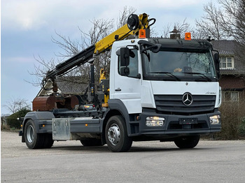 Kancalı yükleyici kamyon, Vinçli kamyon Mercedes-Benz Atego 1524 2021 !!KRAAN/HAAK!!RADIO REMOTE!! 68dkm! ZERO EMISSIE 2030!!: fotoğraf 2