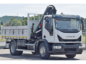 Vinçli kamyon, Damperli kamyon Iveco Eurocargo 190-280L *HIAB 122 B-2 HIDUO + FUNK: fotoğraf 4