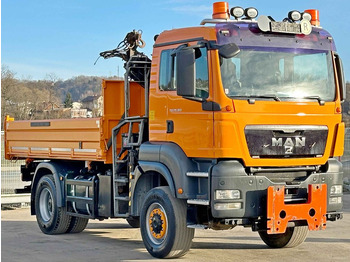 Vinçli kamyon, Damperli kamyon MAN TGS 18.360 * HIAB 099 E-3 HIDUO + FUNK *4x4: fotoğraf 4