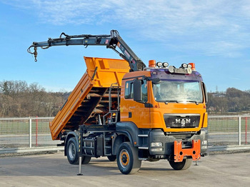 Vinçli kamyon, Damperli kamyon MAN TGS 18.360 * HIAB 099 E-3 HIDUO + FUNK *4x4: fotoğraf 2