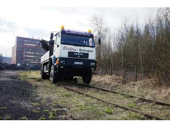 Araç üzerine platform MAN 18.280 4x4 HIAB 166 Road RAIL Two way Schiene: fotoğraf 2