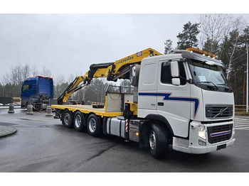 Vinçli kamyon, Sal/ Açık kasa kamyon Volvo FH 520 8x4 HMF ODIN K6 EURO 5 FLY JIB KRAN CRANE: fotoğraf 4