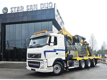 Vinçli kamyon, Sal/ Açık kasa kamyon Volvo FH 520 8x4 HMF ODIN K6 EURO 5 FLY JIB KRAN CRANE: fotoğraf 2