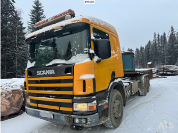 Kancalı yükleyici kamyon SCANIA P124