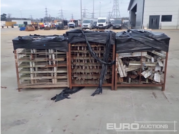 İnşaat ekipmanı Stillage of Metal Heras Fencing Feet (6 of): fotoğraf 2