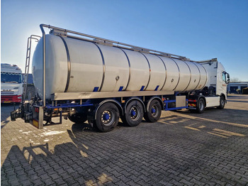 Tanker dorse Dijkstra 34000 liter tankoplegger met Vogelsang pomp: fotoğraf 4