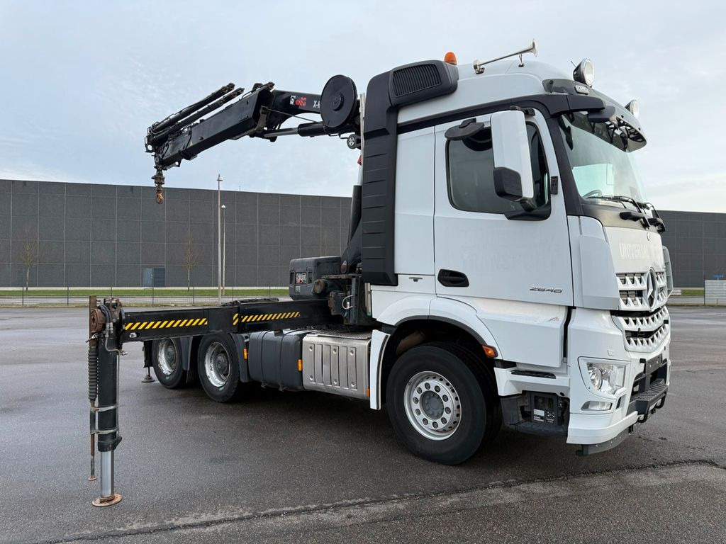 Vinçli kamyon, Çekici Mercedes-Benz Arocs 2648 LS 6X4 Kran Hiab X-HiPro 302: fotoğraf 21