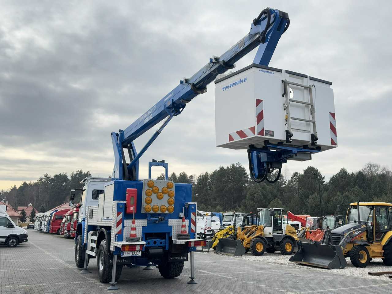 Araç üzerine platform Mercedes AXOR 1829 4x4 Zwyżka RUTHAMNN STEIGER T270S16 Podnośnik Koszowy: fotoğraf 26