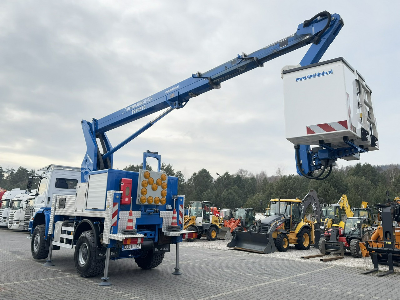 Araç üzerine platform Mercedes AXOR 1829 4x4 Zwyżka RUTHMANN STEIGER T270S16 Podnośnik Koszowy: fotoğraf 23