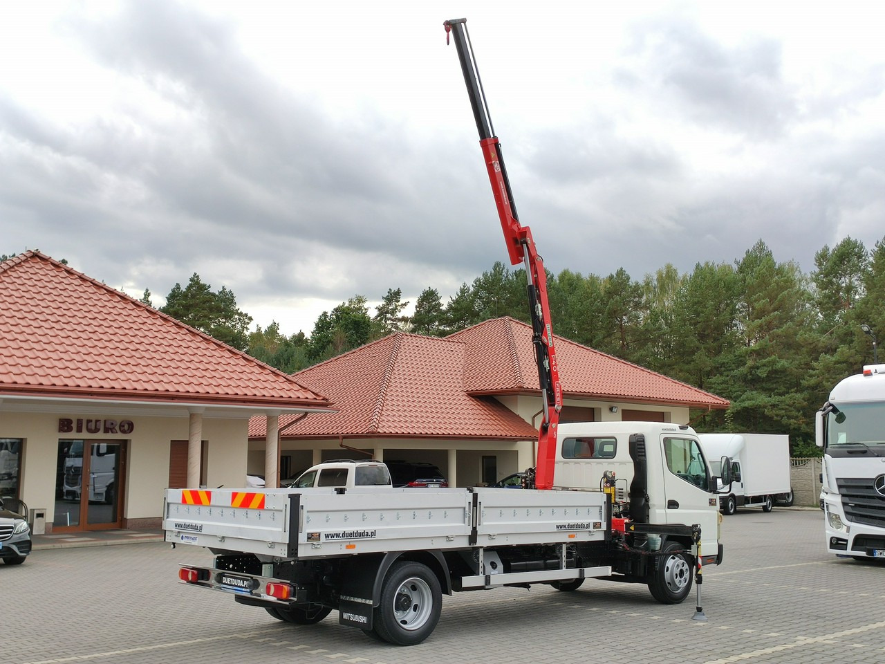 Sal/ Açık kasa kamyon, Vinçli kamyon Mitsubishi Canter Fuso 7C15 3.0/150KM HDS FASSI F40 UNIKAT Super Stan !!!: fotoğraf 8