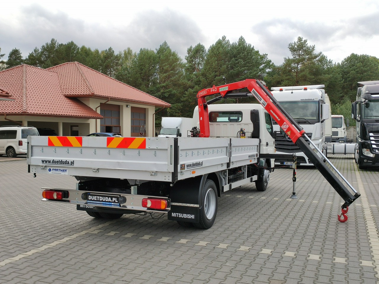 Sal/ Açık kasa kamyon, Vinçli kamyon Mitsubishi Canter Fuso 7C15 3.0/150KM HDS FASSI F40 UNIKAT Super Stan !!!: fotoğraf 17