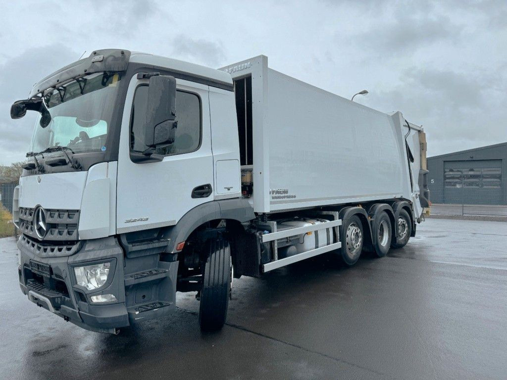 Yeni Çöp kamyonu Mercedes-Benz Arocs 3243 8x2 Faun Variopress II 528 V19 Mercedes-Benz Arocs 3243 8x2 Faun Variopress II 528 V19: fotoğraf 14