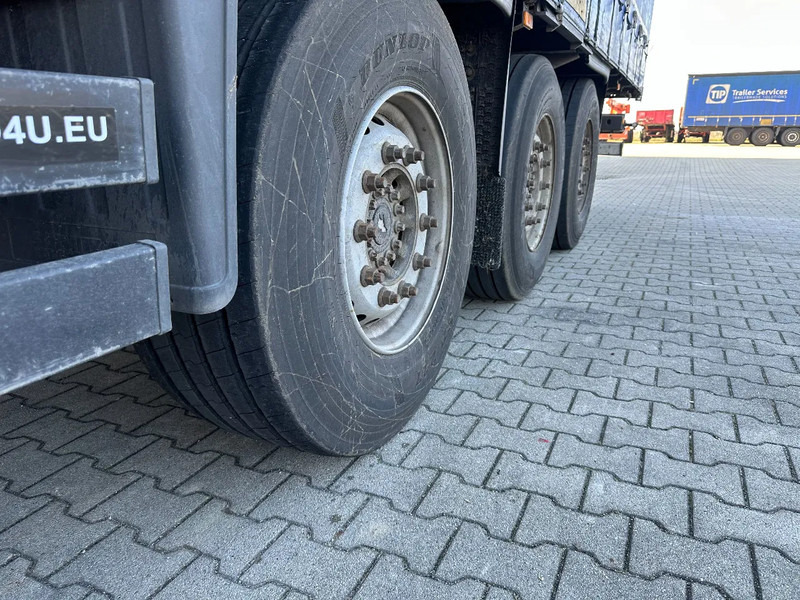 Tenteli dorse Schmitz Cargobull TOP: 80% tires, disc, stakepots, galvanized, XL,Huckepack, 2 x22 vert. al. planks, NL, APK: 07/25, more available: fotoğraf 19