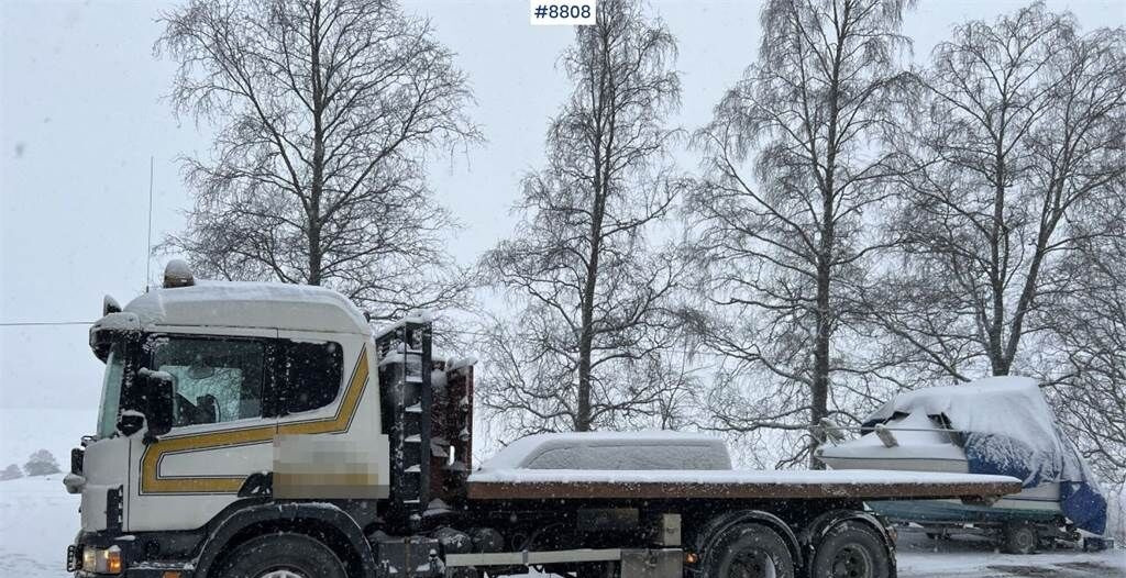 Kancalı yükleyici kamyon Scania R124GB with plow mount and underbite: fotoğraf 6