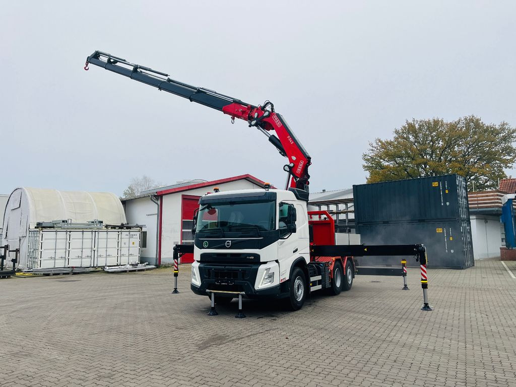 Yeni Vinçli kamyon, Sal/ Açık kasa kamyon Volvo FMX 540 6x2 mit F545RA.2.28: fotoğraf 14