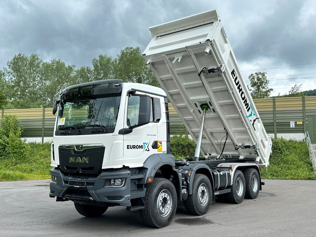 Yeni Damperli kamyon MAN TGS 35.480 8x4 EuromixMTP 2-Seiten-Kipper: fotoğraf 11