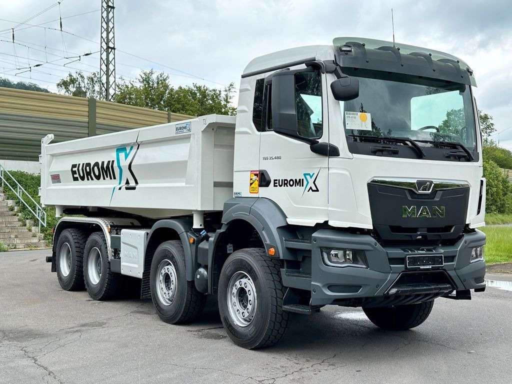 Yeni Damperli kamyon MAN TGS 35.480 8x4 EuromixMTP 2-Seiten-Kipper: fotoğraf 10