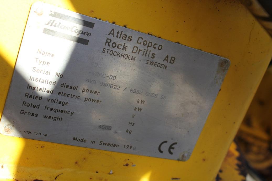 Yatay sondaj makinesi Atlas Copco ROC 422 PC: fotoğraf 9