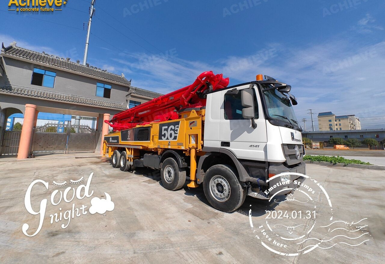 Mobil beton pompası Putzmeister Putzmeister  M56-4RZ Actros 4141Mercedes-Benz Concrete pump truck 【ACHIEVE】TOP CONDITION!!!: fotoğraf 16