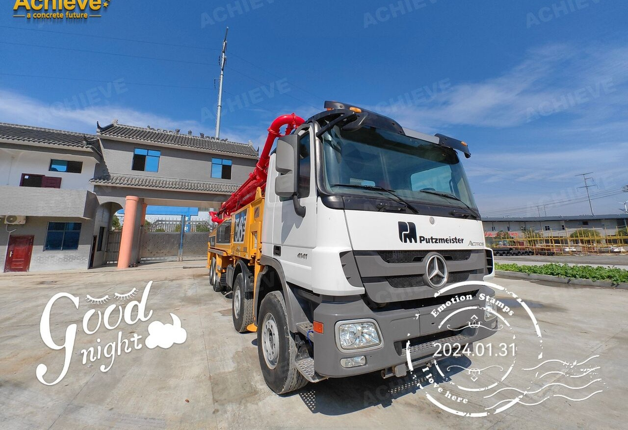 Mobil beton pompası Putzmeister Putzmeister  M56-4RZ Actros 4141Mercedes-Benz Concrete pump truck 【ACHIEVE】TOP CONDITION!!!: fotoğraf 15