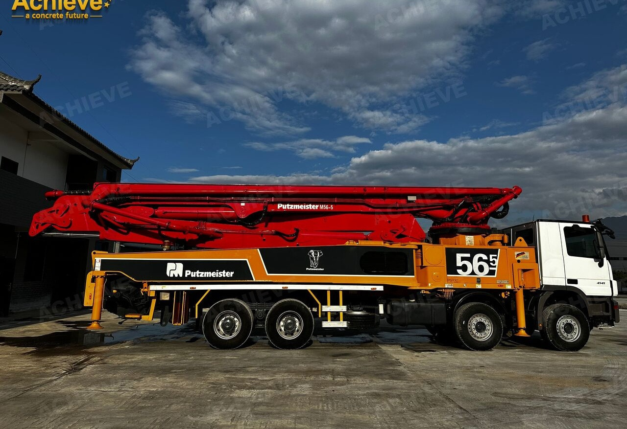 Mobil beton pompası Putzmeister Putzmeister  M56-4RZ Actros 4141Mercedes-Benz Concrete pump truck 【ACHIEVE】TOP CONDITION!!!: fotoğraf 18