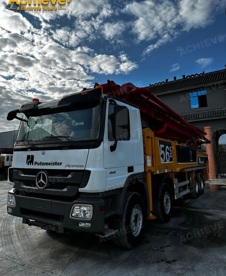 Mobil beton pompası Putzmeister Putzmeister  M56-4RZ Actros 4141Mercedes-Benz Concrete pump truck 【ACHIEVE】TOP CONDITION!!!: fotoğraf 25