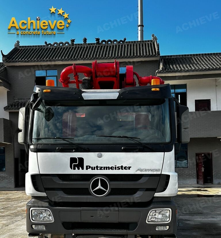 Mobil beton pompası Putzmeister Putzmeister  M56-4RZ Actros 4141Mercedes-Benz Concrete pump truck 【ACHIEVE】TOP CONDITION!!!: fotoğraf 23