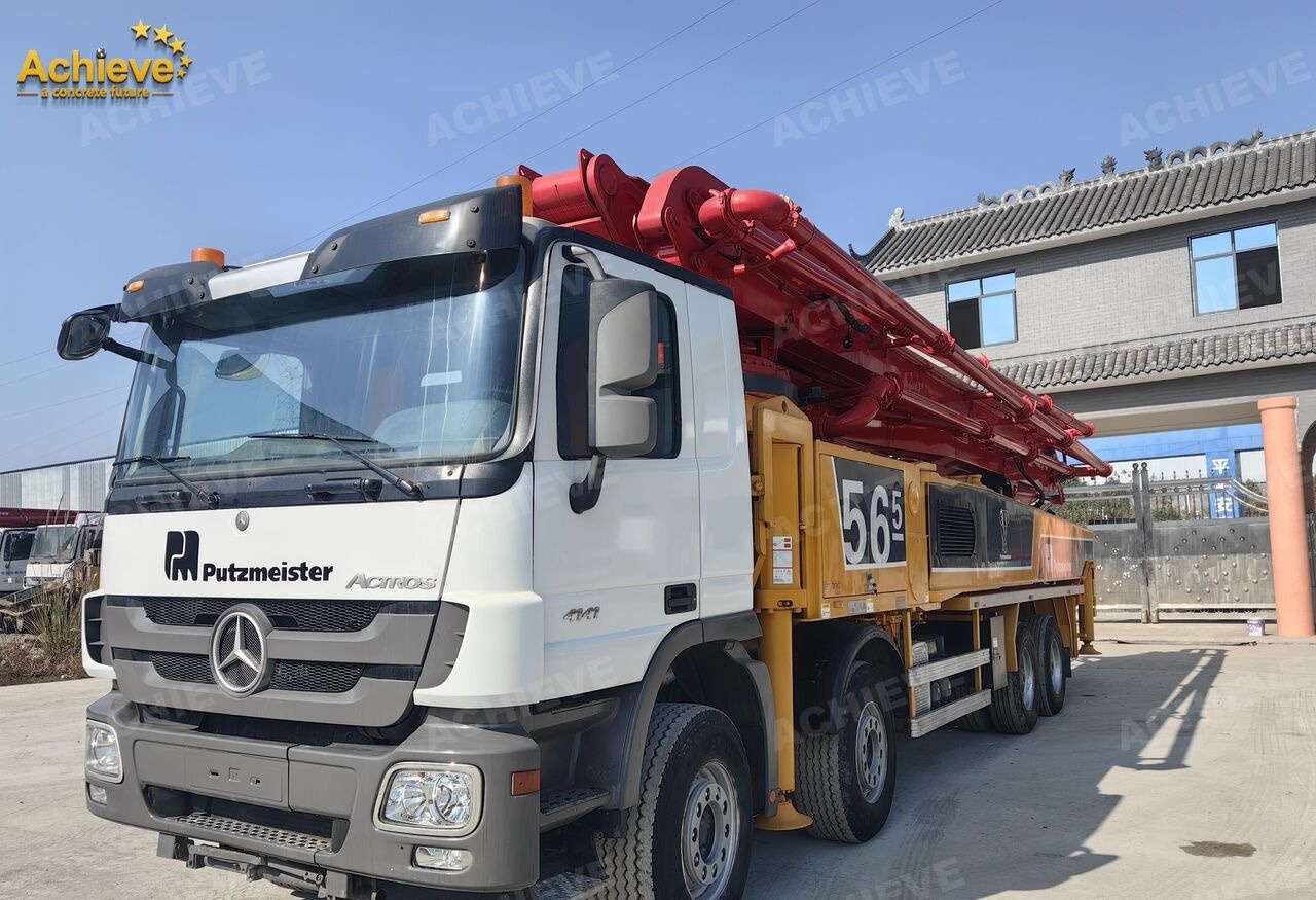 Mobil beton pompası Putzmeister Putzmeister  M56-4RZ Actros 4141Mercedes-Benz Concrete pump truck 【ACHIEVE】TOP CONDITION!!!: fotoğraf 7