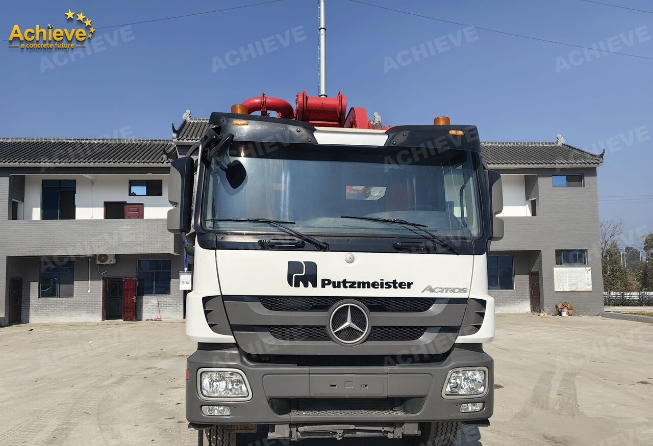 Mobil beton pompası Putzmeister Putzmeister  M56-4RZ Actros 4141Mercedes-Benz Concrete pump truck 【ACHIEVE】TOP CONDITION!!!: fotoğraf 8