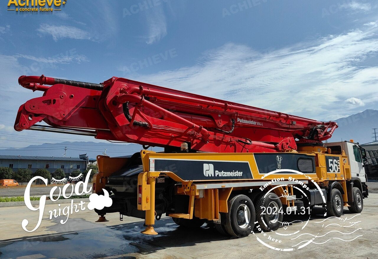 Mobil beton pompası Putzmeister Putzmeister  M56-4RZ Actros 4141Mercedes-Benz Concrete pump truck 【ACHIEVE】TOP CONDITION!!!: fotoğraf 12