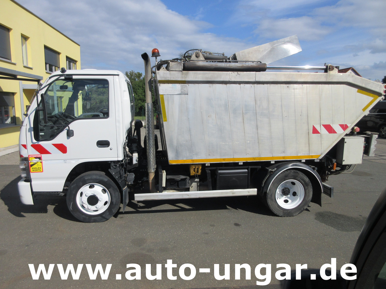 Çöp kamyonu ISUZU NQR smoother NPR 75 Q75.Y07 Faun Müllwagen Euro 4 Kipper Lifter Presse: fotoğraf 14