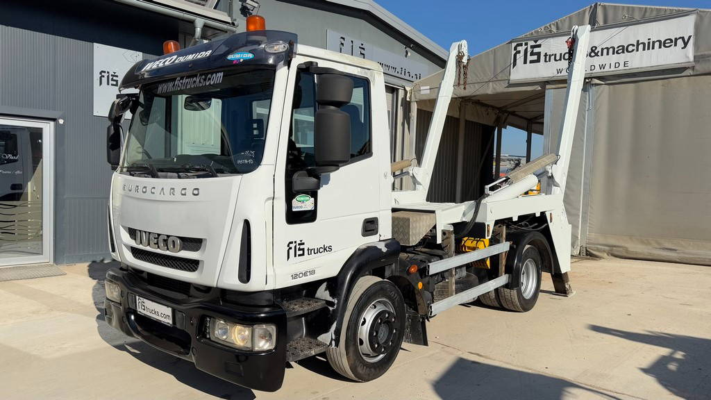 Konteynır taşıyıcı/ Yedek karoser kamyon Iveco EuroCargo 120 E18 4x2 absetz tipper - air condition: fotoğraf 10