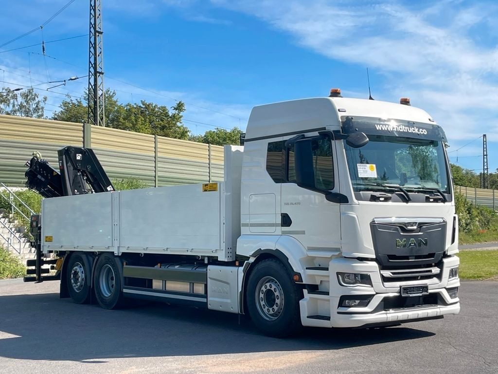 Yeni Sal/ Açık kasa kamyon, Vinçli kamyon MAN TGS 26.480 6X2 Euro6 Retarder HIAB 228 - 4: fotoğraf 13