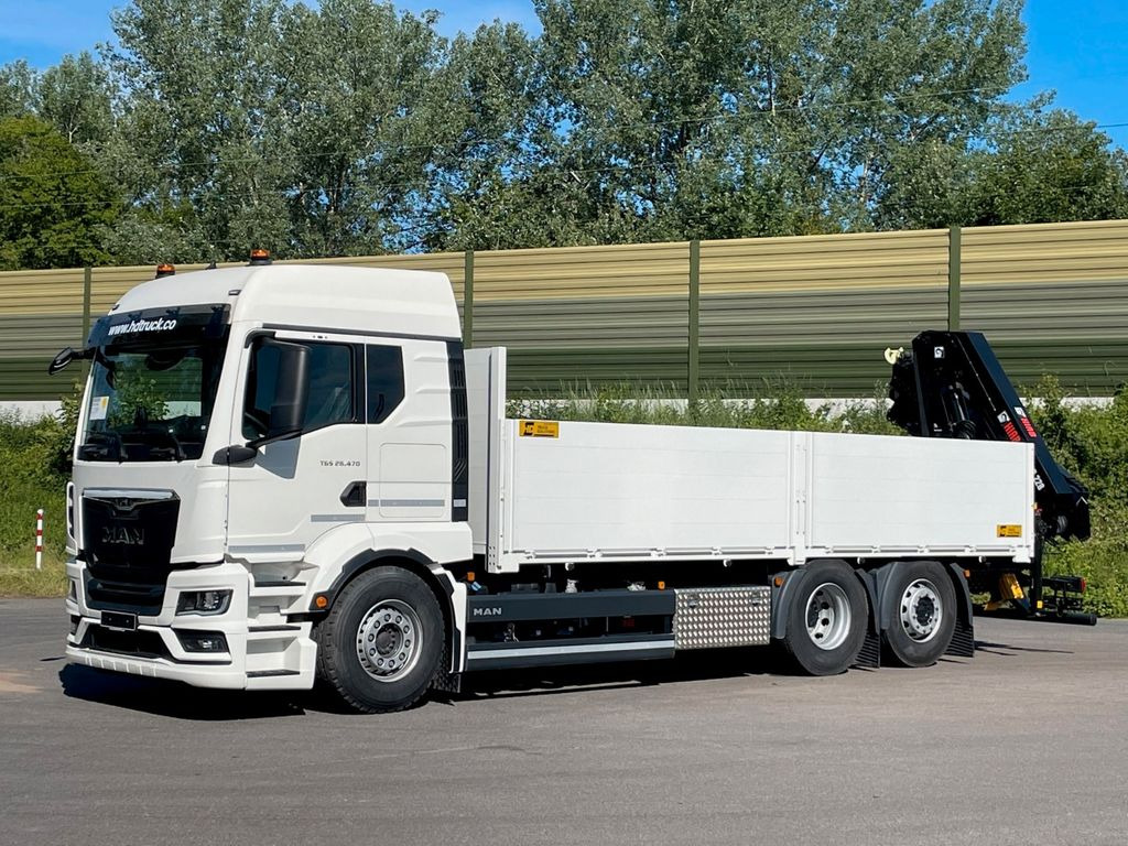 Yeni Sal/ Açık kasa kamyon, Vinçli kamyon MAN TGS 26.480 6X2 Euro6 Retarder HIAB 228 - 4: fotoğraf 15